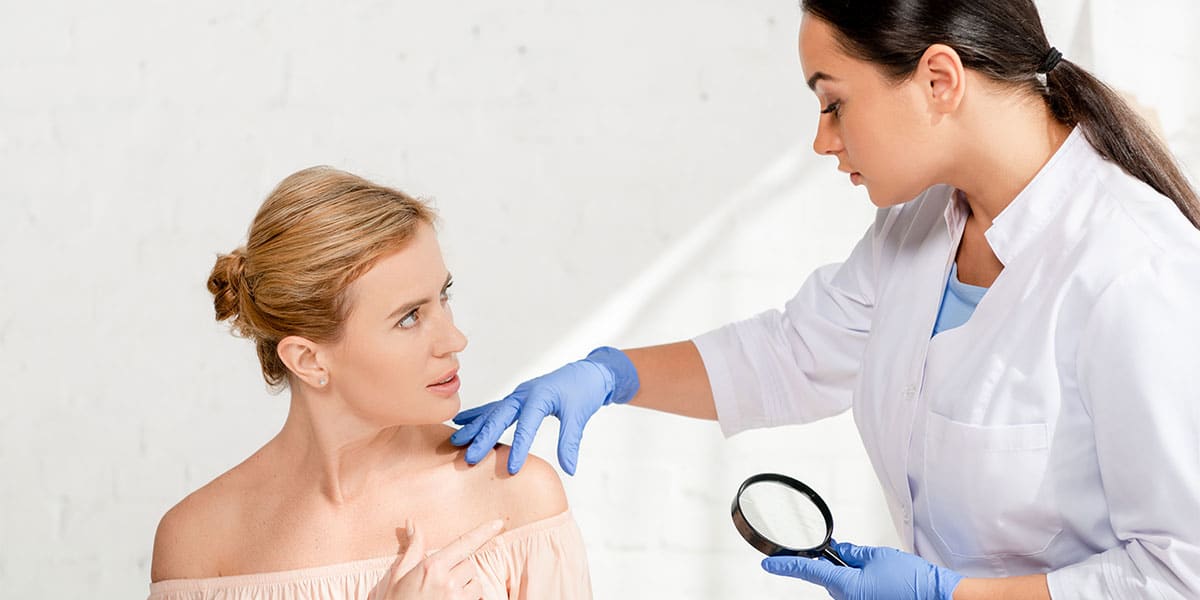 Diagnóstico para manchas vermelhas na pele - site Episense clínica de medicina estética facial e corporal em Matosinhos, Porto - Portugal